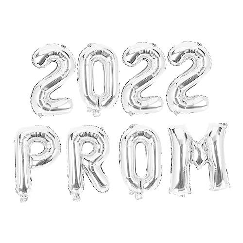 ULTECHNOVO 8 Stück Ballonanzug Pastell Party Abschlussfoto -Requisiten Abschlussballondekore classroom decorations ballons Abschlussballonverzierung Graduierung Ballondekor aus Aluminiumfolie von ULTECHNOVO