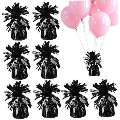 ULTECHNOVO 8 Stück Ballongewicht Robuste Beschwerer für Luftballons für Hochzeiten Partys und Feiertagsdekorationen Wiederverwendbar mit Attraktiver Aluminiumfolie Einfacher Aufbau Sichert von ULTECHNOVO