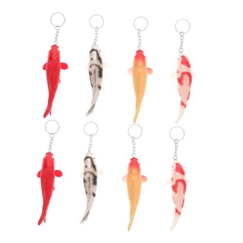 ULTECHNOVO 8 Stück Schlüsselanhänger Für Netter Schlüsselbund Anhänger Schlüsselanhänger Taschenanhänger Partytütenfüller Mit Tiermotiven Schlüsselanhänger Mit Meeresmotiv Plastik von ULTECHNOVO