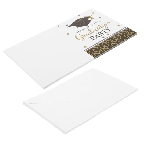 ULTECHNOVO 8 Stück Teiliges Einladungskarten für Abschlussfeiern Dekorative Karten für Graduierungsfeiern Hochwertige Papierkarten für Einladung und Familie Luxuriöses Design für Besondere ULTECHNOVO 8 Stück Teiliges Einladungskarten für Abschlussfeiern Dekorative Karten für Graduierungsfeiern Hochwertige Papierkarten für Einladung und Familie Luxuriöses Design für Besondere von ULTECHNOVO