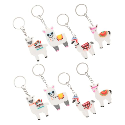 ULTECHNOVO 8Stücke Alpaka Schlüsselanhänger Lustige Cartoon Anhänger für Taschen Rucksäcke als Partygeschenk für Langlebige Dekorationen ULTECHNOVO 8Stücke Alpaka Schlüsselanhänger Lustige Cartoon Anhänger für Taschen Rucksäcke als Partygeschenk für Langlebige Dekorationen von ULTECHNOVO