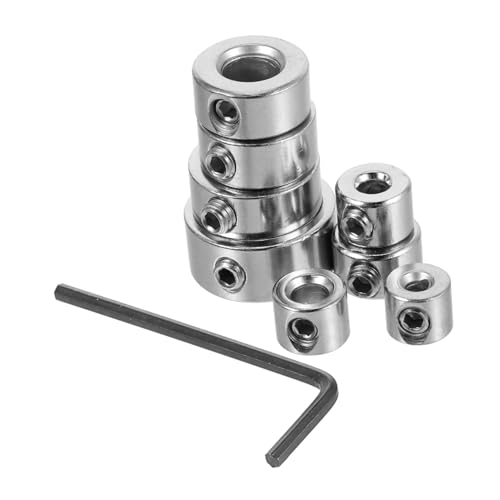 ULTECHNOVO 8Stücke Teiliges Wellenmanschetten Set für Präzise Bohrtiefen Verstellbare Bohrstoppringe mit Sechskantschlüssel für Holzbearbeitung Professionelle ULTECHNOVO 8Stücke Teiliges Wellenmanschetten Set für Präzise Bohrtiefen Verstellbare Bohrstoppringe mit Sechskantschlüssel für Holzbearbeitung Professionelle von ULTECHNOVO