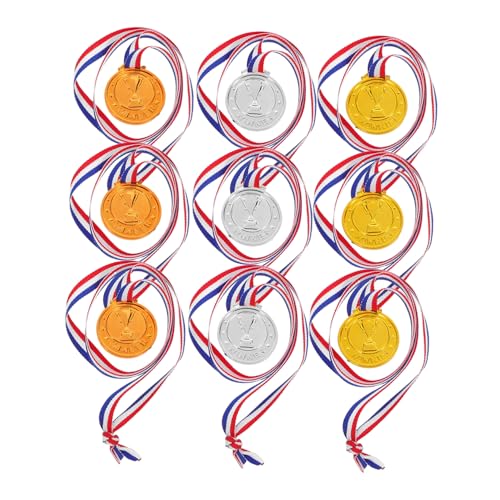 ULTECHNOVO 9 Stück Medaillen Für Verleihung Von Medaillen Für Den Sport Medaille Gastgeschenke Auszeichnungen Für Kindermedaillen Kindergarten-abschlussmedaillen Pp ULTECHNOVO 9 Stück Medaillen Für Verleihung Von Medaillen Für Den Sport Medaille Gastgeschenke Auszeichnungen Für Kindermedaillen Kindergarten-abschlussmedaillen Pp von ULTECHNOVO