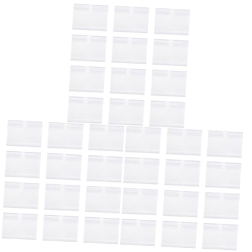 ULTECHNOVO 90 Stk Schilderständer Etiketten für Drahtregale Aufkleber für Drona-Boxen Korb-Tags Supermarket label holder Retail tag taggies Zeichen Schilderhalter Schildhalter Weiß ULTECHNOVO 90 Stk Schilderständer Etiketten für Drahtregale Aufkleber für Drona-Boxen Korb-Tags Supermarket label holder Retail tag taggies Zeichen Schilderhalter Schildhalter Weiß von ULTECHNOVO