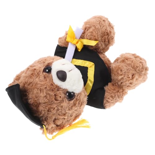 ULTECHNOVO Abschlussbärenpuppe Mini Stoffing Graduation Tier Abschluss erfreuen sich großer Beliebtheit Glückwunsch-Partybär Mini-Bär-Andenken Blumenbär-Accessoire Grad Animal Plüsch Gelb ULTECHNOVO Abschlussbärenpuppe Mini Stoffing Graduation Tier Abschluss erfreuen sich großer Beliebtheit Glückwunsch-Partybär Mini-Bär-Andenken Blumenbär-Accessoire Grad Animal Plüsch Gelb von ULTECHNOVO