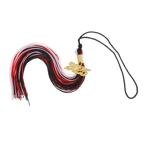 ULTECHNOVO Abschlussmütze Quaste Dekorative Quaste für Doktorhut und Abschlussfeier Leicht und Vielseitig Perfektes Accessoire für Erinnerungsfotos und Zeremonien Schwarz Rot und Weiß ULTECHNOVO Abschlussmütze Quaste Dekorative Quaste für Doktorhut und Abschlussfeier Leicht und Vielseitig Perfektes Accessoire für Erinnerungsfotos und Zeremonien Schwarz Rot und Weiß von ULTECHNOVO
