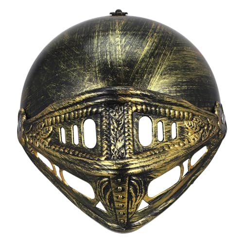 ULTECHNOVO Antiker Römischer Soldatenhelm Kostümhut aus Leicht Anzuziehen Einzigartiges Design Mittelalterlicher Ritter Helm für Cosplay Party und Karneval von ULTECHNOVO