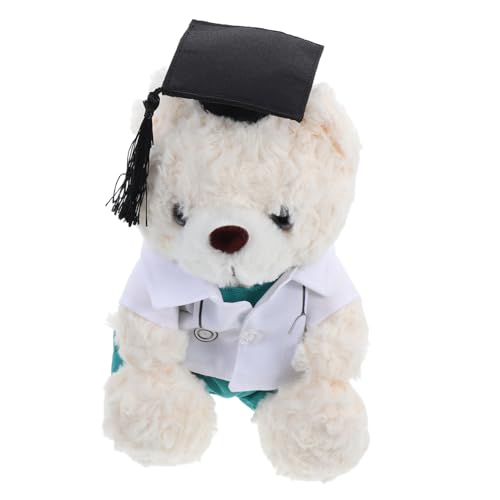 ULTECHNOVO Arzt-bär-Puppe Abschlussspielzeug Diplom-Puppe Mini-abschlussbär Für Blumenstrauß Abschluss-stofftier Abschlussgeschenk Puppe Doktor Bärenpuppe Junggesellenbär Pp Baumwolle ULTECHNOVO Arzt-bär-Puppe Abschlussspielzeug Diplom-Puppe Mini-abschlussbär Für Blumenstrauß Abschluss-stofftier Abschlussgeschenk Puppe Doktor Bärenpuppe Junggesellenbär Pp Baumwolle von ULTECHNOVO