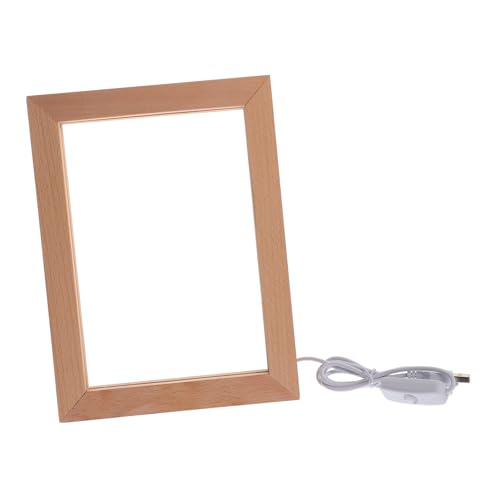 ULTECHNOVO Beleuchteter Bilderrahmen aus Holz mit LED Licht Vintage Fotorahmen für Wohnzimmer und Schlafzimmer Warmes Licht und Transparenter Acrylschutz für Präsentation Ihrer Lieblingsfotos ULTECHNOVO Beleuchteter Bilderrahmen aus Holz mit LED Licht Vintage Fotorahmen für Wohnzimmer und Schlafzimmer Warmes Licht und Transparenter Acrylschutz für Präsentation Ihrer Lieblingsfotos von ULTECHNOVO