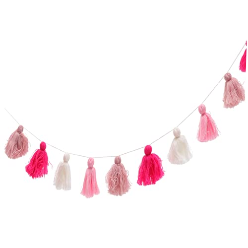 ULTECHNOVO Bohemia Stil Quasten Wandbehang Bunte Wanddekoration für Kinderzimmer Wohnzimmer und Balkon Wiederverwendbares Kreatives Ornament für Entspannte von ULTECHNOVO