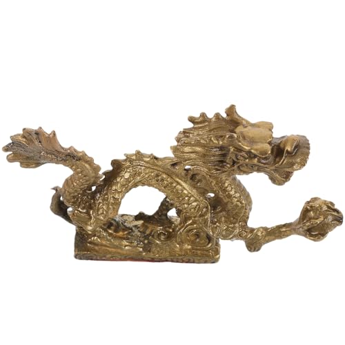 ULTECHNOVO Brass Drachenfigur Miniatur Chinesische Deko und Elegant für Desktop Dekoration für Freunde und Familie Langlebiges Messingmaterial ULTECHNOVO Brass Drachenfigur Miniatur Chinesische Deko und Elegant für Desktop Dekoration für Freunde und Familie Langlebiges Messingmaterial von ULTECHNOVO