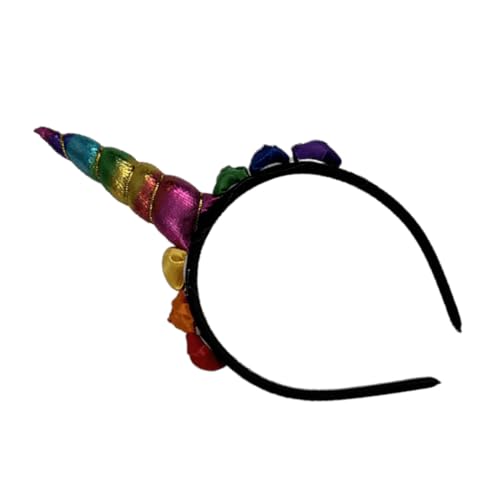 ULTECHNOVO Buntes Einhorn Stirnband Party Kopfschmuck Leichtes Bequemes Kostümzubehör für Karneval Cosplay Geeignet für Erwachsene ULTECHNOVO Buntes Einhorn Stirnband Party Kopfschmuck Leichtes Bequemes Kostümzubehör für Karneval Cosplay Geeignet für Erwachsene von ULTECHNOVO