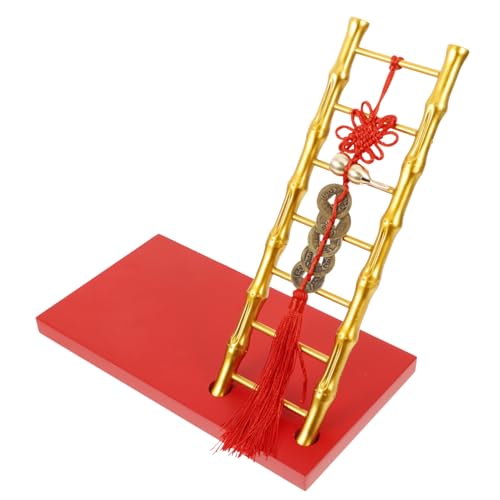 ULTECHNOVO Chinesische Neujahrsdeko Tischaufsteller Kleine Leiter Symbolischer Wohlstand Feng Shui Dekoration für Zuhause Büro Festliche Geschenkidee von ULTECHNOVO