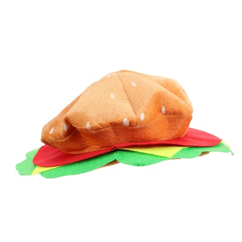 ULTECHNOVO Dekorativer Burger Hut aus Leichter Stabiler Weiche Textur Hautfreundlich für Partys Karneval Cosplay und Fotoshootings Lustige Mütze für Festliche ULTECHNOVO Dekorativer Burger Hut aus Leichter Stabiler Weiche Textur Hautfreundlich für Partys Karneval Cosplay und Fotoshootings Lustige Mütze für Festliche von ULTECHNOVO