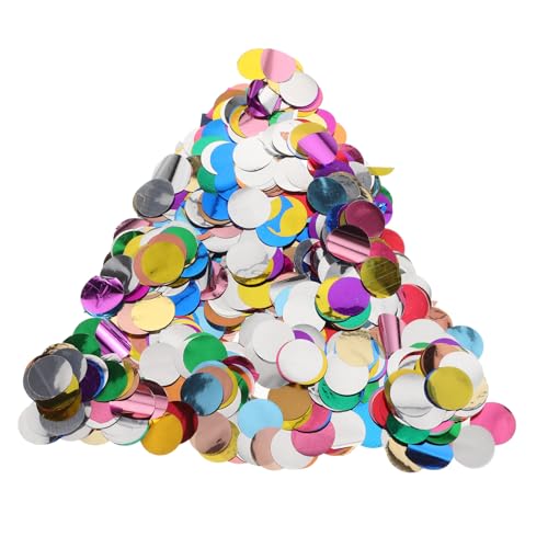 ULTECHNOVO Dekoratives Konfetti Beutel Runde Glitzer Dots für Hochzeiten und Feiern für Ballons und Tischdekoration Mischfarben pro Beutel ULTECHNOVO Dekoratives Konfetti Beutel Runde Glitzer Dots für Hochzeiten und Feiern für Ballons und Tischdekoration Mischfarben pro Beutel von ULTECHNOVO