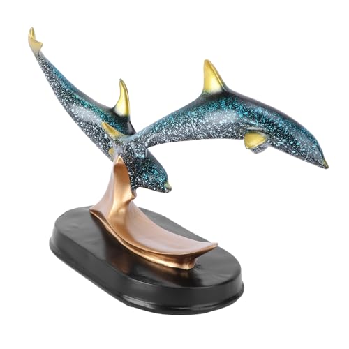 ULTECHNOVO Delphin Skulptur Aus Resin Für Tischdekoration Handwerk Schmuck Als Ornament Für Wohnzimmer Kinderzimmer Büro Und Andere Innenräume ULTECHNOVO Delphin Skulptur Aus Resin Für Tischdekoration Handwerk Schmuck Als Ornament Für Wohnzimmer Kinderzimmer Büro Und Andere Innenräume von ULTECHNOVO