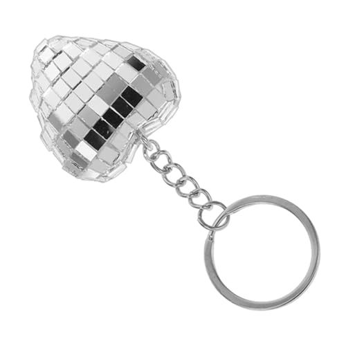 ULTECHNOVO Disco-Schlüsselanhänger Dekoration Requisiten Ring Discokugel-Kuchen Party mini schlüsselanhänger valentinstag Cowgirl-Zubehör Spiegelkugelverzierung Zinklegierung Silver ULTECHNOVO Disco-Schlüsselanhänger Dekoration Requisiten Ring Discokugel-Kuchen Party mini schlüsselanhänger valentinstag Cowgirl-Zubehör Spiegelkugelverzierung Zinklegierung Silver von ULTECHNOVO