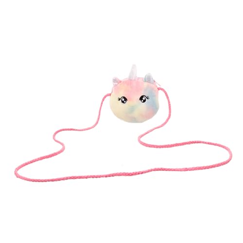 ULTECHNOVO Einhorn Plüsch Umhängetasche Süße Schultertasche für Mädchen Cartoon Design für Geld Schmuck und Kleine Gegenstände für Partys und Reisen von ULTECHNOVO