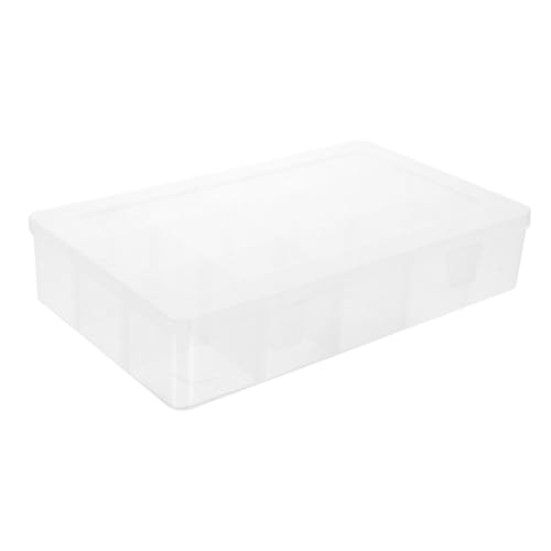 ULTECHNOVO Elektronische Komponenten Aufbewahrungsbox aus Fächer Transparent Abnehmbar für Schmuck Perlen und Kleinteile Multifunktionale Sortierbox für Ordnung ULTECHNOVO Elektronische Komponenten Aufbewahrungsbox aus Fächer Transparent Abnehmbar für Schmuck Perlen und Kleinteile Multifunktionale Sortierbox für Ordnung von ULTECHNOVO