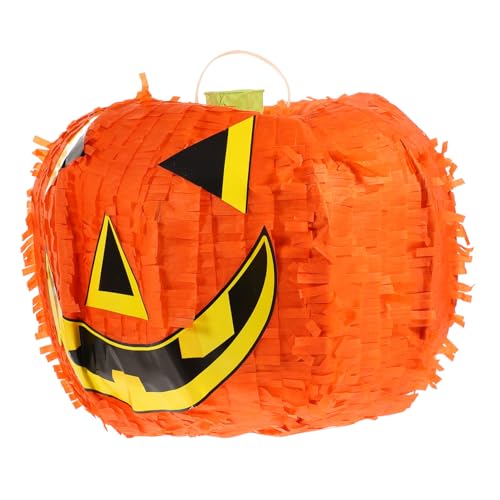 ULTECHNOVO Faltbare Kürbis Pinata für Halloween Feiern Dekorative Piñata aus Sicherem Papier für Kinderpartys zu Befüllen und Robust für Stundenlangen Spaß von ULTECHNOVO