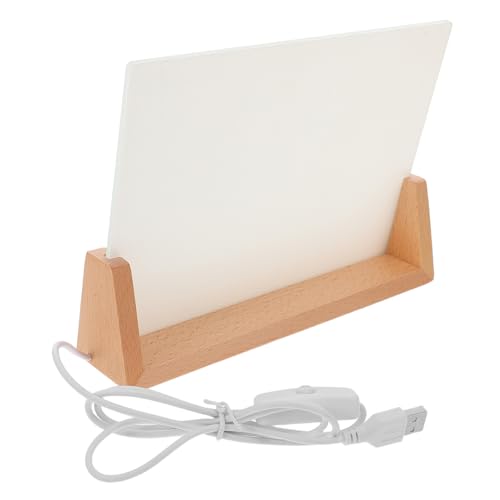 ULTECHNOVO Farbsublimations-Fotorahmen Glasbildrahmen Sublimation Photo Frame geführter Bilderrahmen Desktop -Fotorahmen Bilderrahmen zum Drucken Familienfoto -Rahmen hölzern Khaki von ULTECHNOVO