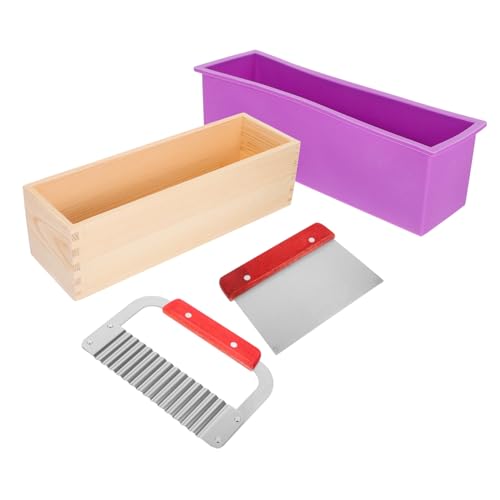 ULTECHNOVO Flexibles Silikon Seifenform Rechteckige Handmade Seifenlaibform mit Holzbox für DIY Seifenherstellung und Seife Selber Machen ULTECHNOVO Flexibles Silikon Seifenform Rechteckige Handmade Seifenlaibform mit Holzbox für DIY Seifenherstellung und Seife Selber Machen von ULTECHNOVO