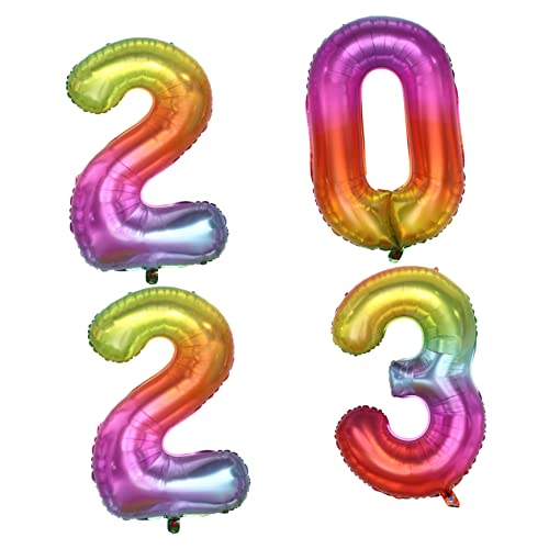 ULTECHNOVO Folienballon Aluminium Zahlen Luftballons Jelly Farbverlauf Year Party Dekoration Heliumgeeignet Geburtstagsdeko Feier ULTECHNOVO Folienballon Aluminium Zahlen Luftballons Jelly Farbverlauf Year Party Dekoration Heliumgeeignet Geburtstagsdeko Feier von ULTECHNOVO