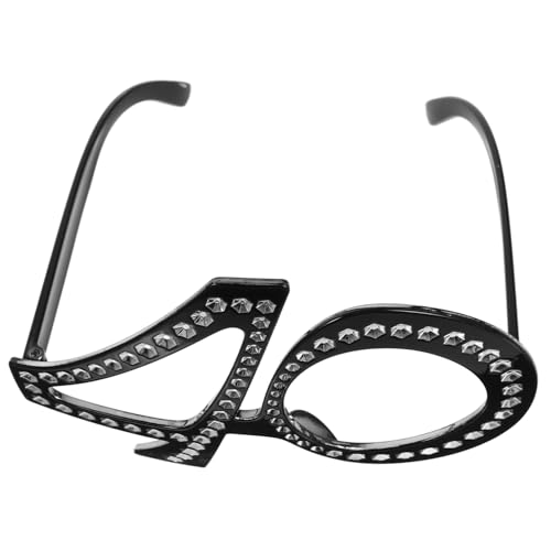 ULTECHNOVO Geburtstag Partybrille aus Leichtem Kreative Zahlenform als Fotorequisite Schwarze Spaßbrille für Erwachsene für Jubiläumsfeiern Tanz und Geburtstagsdekoration ULTECHNOVO Geburtstag Partybrille aus Leichtem Kreative Zahlenform als Fotorequisite Schwarze Spaßbrille für Erwachsene für Jubiläumsfeiern Tanz und Geburtstagsdekoration von ULTECHNOVO