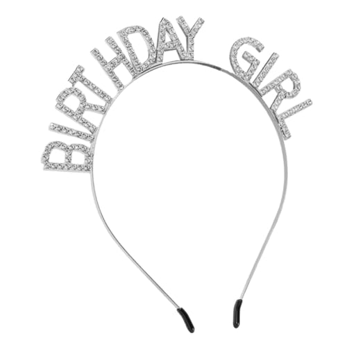 ULTECHNOVO Geburtstags Haarreifen mit Strass Party Accessoire für Frauen für Feiern Fotografie und Kreative Auftritte Silberfarbenes Design ULTECHNOVO Geburtstags Haarreifen mit Strass Party Accessoire für Frauen für Feiern Fotografie und Kreative Auftritte Silberfarbenes Design von ULTECHNOVO