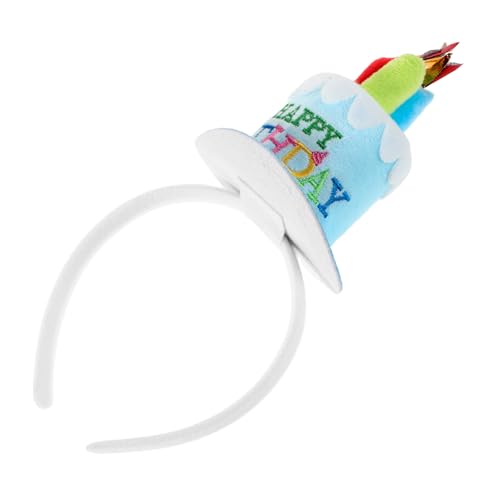 ULTECHNOVO Geburtstagstorte Stirnband Geburtstagsstirnband Für Lustiges Stirnband Geburtstagsparty Zubehör Stirnbänder Hat Mädchen Geburtstagsstirnband Tiara Für Kleine Mädchen Party von ULTECHNOVO