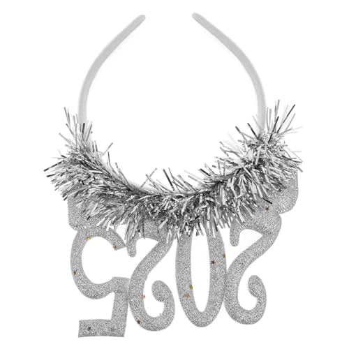 ULTECHNOVO Glitzerndes Haarreif mit Pailletten Stern und Tinsel Silbernes Party Accessoire für Silvester Weihnachten und Festliche Feiern Vielseitig für Frisuren und Anlässe ULTECHNOVO Glitzerndes Haarreif mit Pailletten Stern und Tinsel Silbernes Party Accessoire für Silvester Weihnachten und Festliche Feiern Vielseitig für Frisuren und Anlässe von ULTECHNOVO