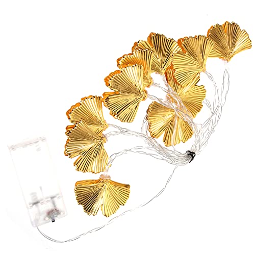 ULTECHNOVO Goldene Lichterkette mit LED Lichtern Dekorative Hängedekoration für Wohnzimmer Hochzeiten Weihnachtsbaum Einfache Installation Metallmaterial Entzückende ULTECHNOVO Goldene Lichterkette mit LED Lichtern Dekorative Hängedekoration für Wohnzimmer Hochzeiten Weihnachtsbaum Einfache Installation Metallmaterial Entzückende von ULTECHNOVO