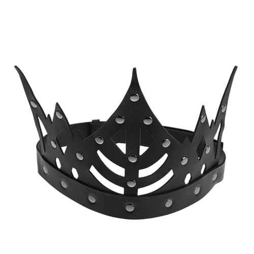 ULTECHNOVO Gothic PU Kopfkrone Unisex Punk Stirnband Spiky Headband Komfortabel Verformungsfest Für Festival Party Cosplay Halloween Street Dance Zubehör ULTECHNOVO Gothic PU Kopfkrone Unisex Punk Stirnband Spiky Headband Komfortabel Verformungsfest Für Festival Party Cosplay Halloween Street Dance Zubehör von ULTECHNOVO