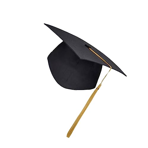ULTECHNOVO Graduierung Mit Quasten Abschlusskappe 2023 Klein Absolventen Universell Für Erwachsene Starr Kappe Und Quaste Kappen Für Die Abschlusszeremonie Absolvent Hut Master-kappe Yellow von ULTECHNOVO