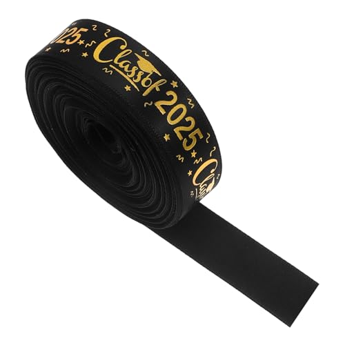 ULTECHNOVO Graduierungsband aus Polyester Glattes Knitterfreies Geschenkband für Diy Geschenkverpackung Partydekoration Basteln Abschlussfeier Vielseitig für Feiern und Schulveranstaltungen von ULTECHNOVO
