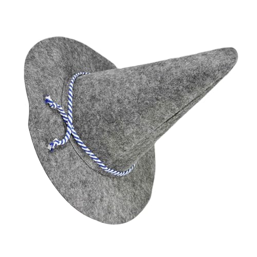 ULTECHNOVO Grauer Filz Vogelscheuchenhut für Halloween Erwachsene Leichter Bequemer Hexenhut mit Einzigartigem Design Langlebig und Vielseitig für Cosplay Kostüm Partyverwendung ULTECHNOVO Grauer Filz Vogelscheuchenhut für Halloween Erwachsene Leichter Bequemer Hexenhut mit Einzigartigem Design Langlebig und Vielseitig für Cosplay Kostüm Partyverwendung von ULTECHNOVO