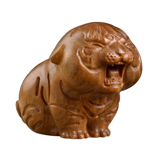 ULTECHNOVO Gravierte Holzfigur Tiger Desktop Deko aus Grünem Sandelholz Langlebige und Stabile Tiger Skulptur als Einzigartiges Wohnaccessoire für Schreibtisch und Wohnzimmer ULTECHNOVO Gravierte Holzfigur Tiger Desktop Deko aus Grünem Sandelholz Langlebige und Stabile Tiger Skulptur als Einzigartiges Wohnaccessoire für Schreibtisch und Wohnzimmer von ULTECHNOVO