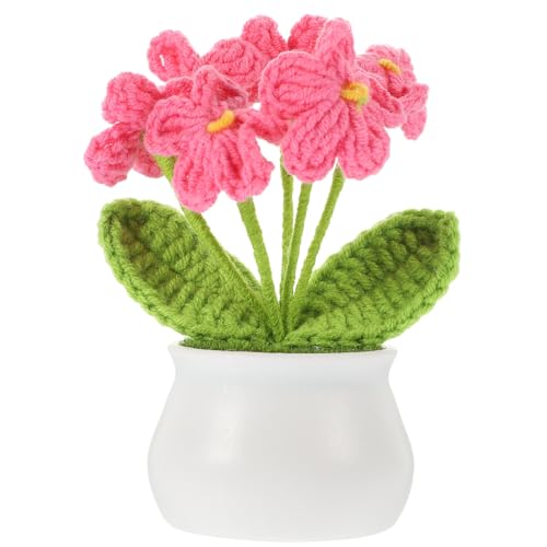 ULTECHNOVO Häkelblumen Topfpflanze Kunstvolle Dekoration für Tisch Handgefertigt Leicht und Kompakt Geeignet für Wohnzimmer Büro Schlafzimmer Perfektes für Freunde ULTECHNOVO Häkelblumen Topfpflanze Kunstvolle Dekoration für Tisch Handgefertigt Leicht und Kompakt Geeignet für Wohnzimmer Büro Schlafzimmer Perfektes für Freunde von ULTECHNOVO