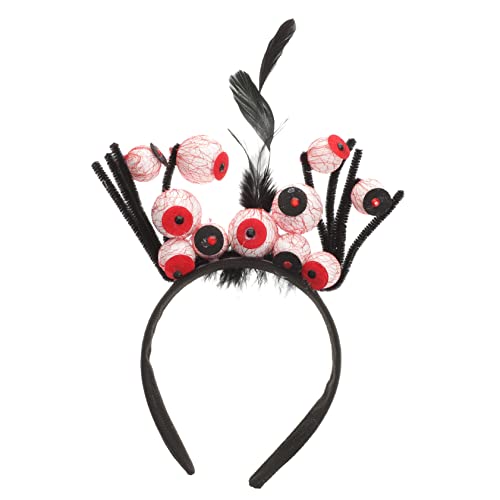 ULTECHNOVO Halloween Augen Design Haarreifen Einzigartiger Haarschmuck für Partys und Cosplay Kreatives Augen Headdress für Erwachsene von ULTECHNOVO