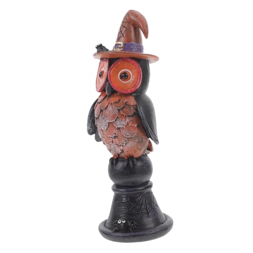 ULTECHNOVO Halloween Eulenstatue aus Kunstharz Kreative Tischdekoration für Zuhause und Langlebig für Halloween und Vielfältige Einsatzmöglichkeiten ULTECHNOVO Halloween Eulenstatue aus Kunstharz Kreative Tischdekoration für Zuhause und Langlebig für Halloween und Vielfältige Einsatzmöglichkeiten von ULTECHNOVO