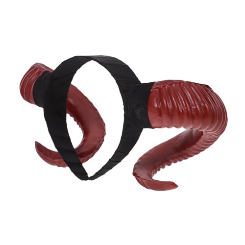 ULTECHNOVO Halloween Horn Stirnband für Frauen und Männer Schafhorn Haarband Cosplay Zubehör Gothic Kostüm Kopfbedeckung für Partys und Besondere Anlässe ULTECHNOVO Halloween Horn Stirnband für Frauen und Männer Schafhorn Haarband Cosplay Zubehör Gothic Kostüm Kopfbedeckung für Partys und Besondere Anlässe von ULTECHNOVO