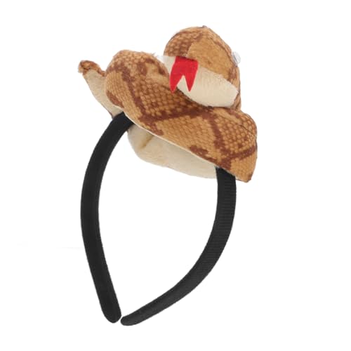ULTECHNOVO Halloween Schlangen Stirnband Plüsch Schlange Haarreif Schlange Kopfband Party Kostüm Accessoire für Damen und Erwachsene von ULTECHNOVO