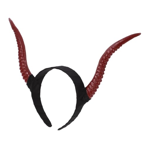 ULTECHNOVO Halloween Teufelshörner Stirnband Gruselige Kopfbedeckung für Kostümparty Cosplay und Fotos Wiederverwendbares Accessoire für Erwachsene und Langlebiges Design ULTECHNOVO Halloween Teufelshörner Stirnband Gruselige Kopfbedeckung für Kostümparty Cosplay und Fotos Wiederverwendbares Accessoire für Erwachsene und Langlebiges Design von ULTECHNOVO