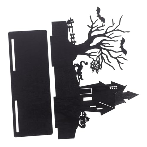 ULTECHNOVO Halloween Tischschild aus Holz mit Animierten Schlossprojektionen Gruselige Tischdekoration für Innenräume Wiederverwendbare Halloween Party Dekoration Vielseitig für Heimpartys ULTECHNOVO Halloween Tischschild aus Holz mit Animierten Schlossprojektionen Gruselige Tischdekoration für Innenräume Wiederverwendbare Halloween Party Dekoration Vielseitig für Heimpartys von ULTECHNOVO