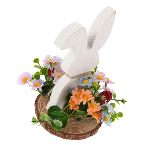 ULTECHNOVO Hasenschmuck aus Holz Tischdeko zu Ostern Frühlingshasenfigur Ostern Dekorationen aus Holz Hasen-Osterdekoration osterdekoration Zeichen Kaninchenfigur hölzern ULTECHNOVO Hasenschmuck aus Holz Tischdeko zu Ostern Frühlingshasenfigur Ostern Dekorationen aus Holz Hasen-Osterdekoration osterdekoration Zeichen Kaninchenfigur hölzern von ULTECHNOVO