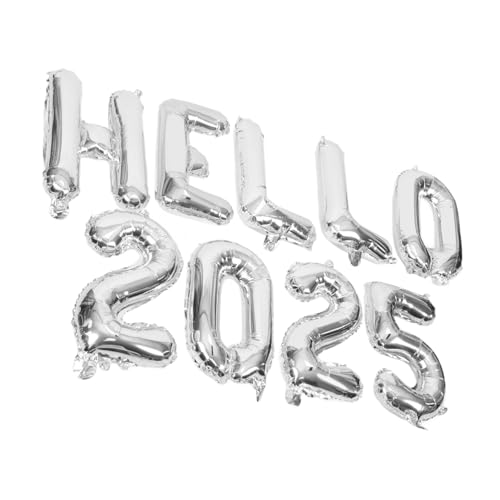 ULTECHNOVO Hello Ballons Set Neujahrsdeko aus Aluminiumfolie für Partys Graduierungen und Feiern Langlebig Vielseitig Einsetzbar Dekorativ für Wände und Tisch ULTECHNOVO Hello Ballons Set Neujahrsdeko aus Aluminiumfolie für Partys Graduierungen und Feiern Langlebig Vielseitig Einsetzbar Dekorativ für Wände und Tisch von ULTECHNOVO