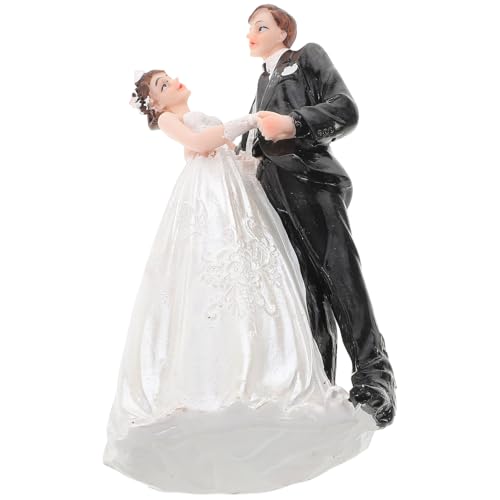 ULTECHNOVO Hochzeitspaar Figurine aus Resin Romantischer Cake Topper für Hochzeiten Dekoration für Tische und Kuchen Vielseitiger Hochzeitsdeko für Brautpaare und Feierlichkeiten ULTECHNOVO Hochzeitspaar Figurine aus Resin Romantischer Cake Topper für Hochzeiten Dekoration für Tische und Kuchen Vielseitiger Hochzeitsdeko für Brautpaare und Feierlichkeiten von ULTECHNOVO