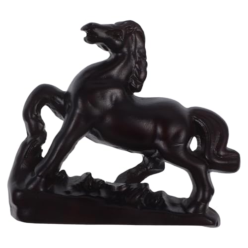 ULTECHNOVO Holz Feng Shui Pferde Statue Vintage Holzfigur Chinesisches Tierkreiszeichen Dekoration für Wohnzimmer Büro Tisch zur Neujahrsfeier ULTECHNOVO Holz Feng Shui Pferde Statue Vintage Holzfigur Chinesisches Tierkreiszeichen Dekoration für Wohnzimmer Büro Tisch zur Neujahrsfeier von ULTECHNOVO