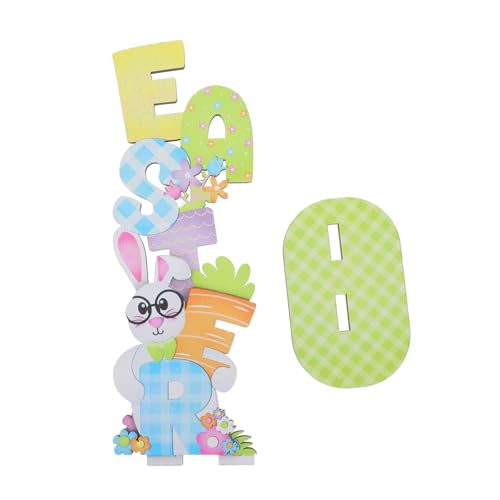 ULTECHNOVO Holz Osterhasen Dekoration Rustikale Tischdeko für Ostern Handgefertigte Holzornamente für Frühlingsfeiern und Durchdachtes für Freunde ULTECHNOVO Holz Osterhasen Dekoration Rustikale Tischdeko für Ostern Handgefertigte Holzornamente für Frühlingsfeiern und Durchdachtes für Freunde von ULTECHNOVO