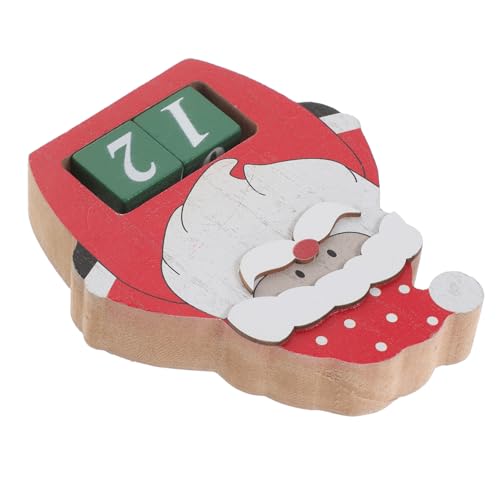 ULTECHNOVO Holz Santa Advent Countdown Kalender Blocks Tischkalender Weihnachten Dekoration Handgefertigt Weihnachten Innenbereich Kreative Countdown ULTECHNOVO Holz Santa Advent Countdown Kalender Blocks Tischkalender Weihnachten Dekoration Handgefertigt Weihnachten Innenbereich Kreative Countdown von ULTECHNOVO
